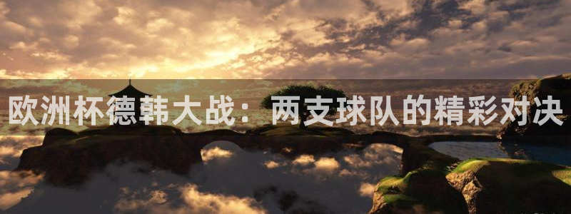 足球世界杯预选赛：欧洲杯德韩大战：两支球队的精彩对决